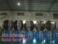 Half Color Inflatable Bubble Suit. Top Quality, Warranty 3 years.