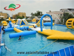 Wholesale Inflatable Water Aqua Run Challenge Aqua Park, Sea Pool and Swimming Pool Inflatables