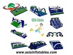 Interactive Inflatable Factory Direct Insane Inflatable Obstacle 5k Adult Extreme Sport Inflatable 5k Run For Sale