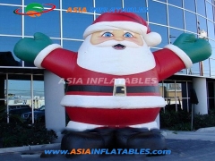 Top-selling Advertising Decoration Mascots Inflatable Christmas Santas
