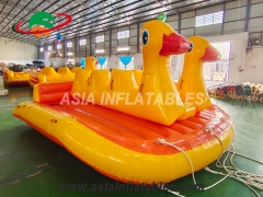 6 Riders Inflatable Towable Duck Boat Inflatable UFO Sofa Inflatable Water Toys and Advertising Inflatables Wholesale