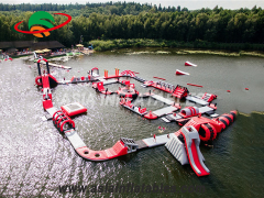 Κομψό Διογκώσιμο Πάρκο Νερού Aqua Παιδικών Χαρών Διογκώσιμος Εξοπλισμός Παιχνιδιού Νερού