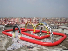 Hot Selling Air Sealed Painting Inflatable Race Track