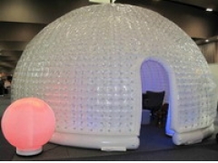 Double Layers Inflatable Bubble House