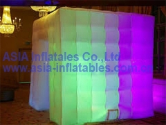 Lighting Inflatable Cube Tent