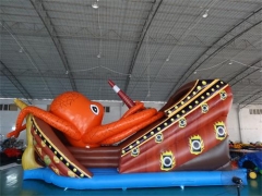 Φουσκωτή παιδική χαρά πειρατικών σκαφών Kraken