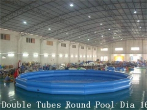 Dual Tubes Inflatable Rood Pool