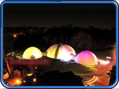 LED Light Inflatable Dome Structures for Corporate Event