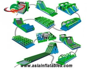 inflatable obstacle course challenge game