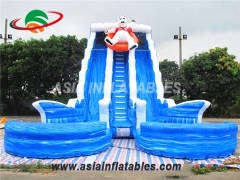 Bear Theme Inflatable Pool Slide