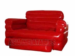 Κόκκινο φουσκωτό καναπέ