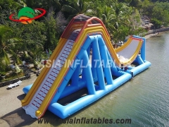 Fun Park Amusement Inflatable Floating Slide