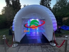 Hot Selling Inflatable White Igloo Disco Tent Inflatable dome Party Bar Tent With Led Lighting, Inflatable Car Showcase With Wholesale Price