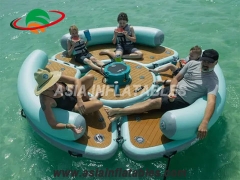 Inflatable Floating Island Platform Hangout Dock